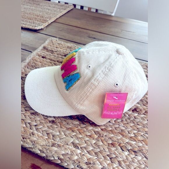 “Simply Southern” Colorful 'MAMA' Corduroy Cap! NWT! - Picture 5 of 8